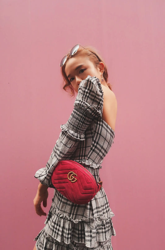 A Black Plaid Dress To Take You From Summer To Fall